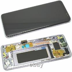 LCD Screen For Samsung Galaxy S8 Grey Replacement Touch Digitizer Frame Assembly
