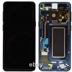 LCD Screen For Samsung Galaxy S9 G960 Blue Touch AMOLED Chassis Part Replacement