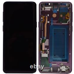LCD Screen For Samsung Galaxy S9 G960 Purple Touch AMOLED Chassis Replacement UK