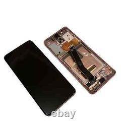 LCD Screen Touch Digitiser Frame For Samsung G980 G981 Galaxy S20 5G Pink OEM