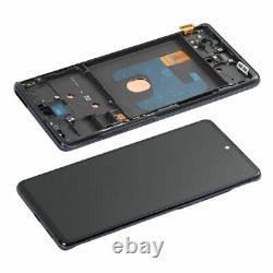 LCD Screen Touch Digitizer Display For Samsung Galaxy S20 FE Cloud Navy Frame UK