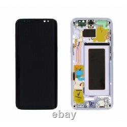 Lcd display + touch + frame oem for samsung galaxy s8 sm-g950f violet
