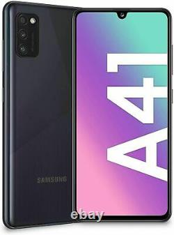 New Samsung Galaxy A41 Black 64GB 4G 6.1 LCD 48MP Dual Sim Unlocked Smartphones