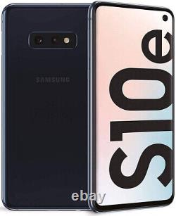 New Samsung Galaxy S10e SM-G970F/DS 128GB Black 5.8 LCD Unlocked Smartphone UK