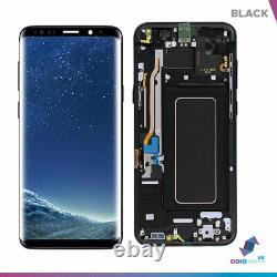 OLED Display LCD Screen Digitizer + Frame For Samsung Galaxy S8 Plus G955F Black