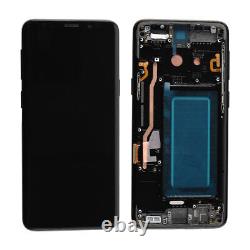 OLED Display LCD Touch Screen Digitizer For Samsung Galaxy S9 G960 +Black Frame