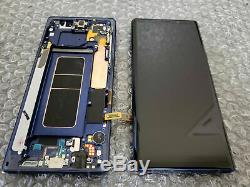 Original Samsung Galaxy Note 9 SM-N960F Display LCD touchscreen Rahmen blau