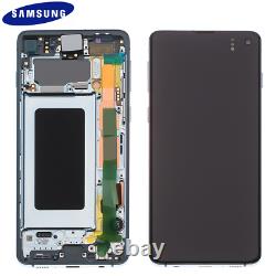 Original Samsung Galaxy S10 G973F LCD Display Touch Screen Bildschirm Prism Blau