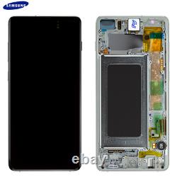 Original Samsung Galaxy S10 Plus G975F LCD Display Touch Screen Bildschirm Weiß