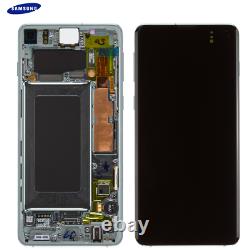Original Samsung Galaxy S10 SM-G973F LCD Display Touch Screen Bildschirm Grün