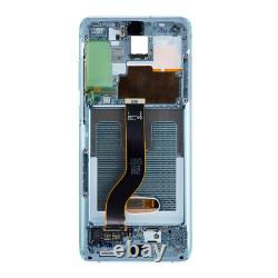 Original Samsung Galaxy S20 Plus G985F 5G G986B LCD Display Touch Screen Blue