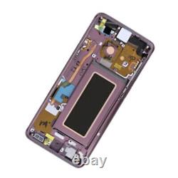 Replacement LCD Screen Display For Samsung Galaxy S9 Lilac Purple With Frame UK