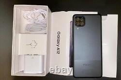 SAMSUNG Galaxy A12 Mobile Smart Phone 64 GB, Black Sim Free Unlocked Open Box