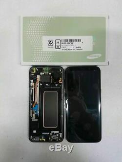 SAMSUNG Galaxy S8 plus Black LCD Screen Digitizer Frame G955 NEW Original S8+