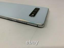 SR Samsung Galaxy S10+ Plus (SM-G975U) 128GB White Sprint Locked Spot on LCD