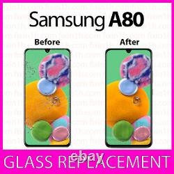Samsung Galaxy A80 CRACKED SCREEN LCD BROKEN GLASS REPLACEMENT REPAIR SERVICE