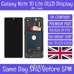 Samsung Galaxy Note 10 Lite N770 OLED LCD Screen Display Touch Digitizer