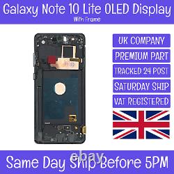 Samsung Galaxy Note 10 Lite N770 OLED LCD Screen Display Touch Digitizer