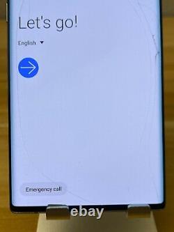 Samsung Galaxy Note 10+ Plus Cracked Bad LCD Google Account READ