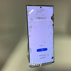 Samsung Galaxy Note 20 Ultra 5G 128GB White Unlocked Front Cracked Bad LCD READ