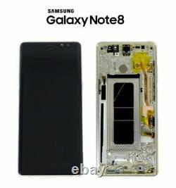 Samsung Galaxy Note 8 Genuine LCD Screen With Frame For SM-N950F Gold