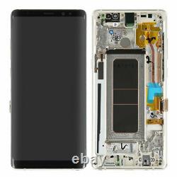 Samsung Galaxy Note 8 N950 LCD Screen Digitizer Frame Black Gray Gold Blue