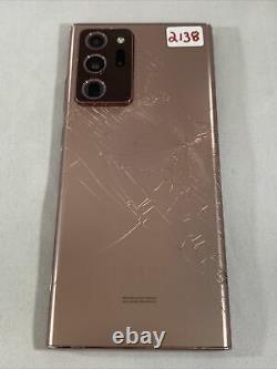 Samsung Galaxy Note20 Ultra 5G 128GB (Unlocked) Cracked Lcd Clean Esn (Read)2138
