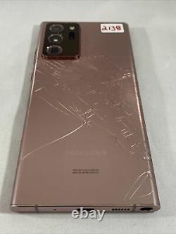 Samsung Galaxy Note20 Ultra 5G 128GB (Unlocked) Cracked Lcd Clean Esn (Read)2138