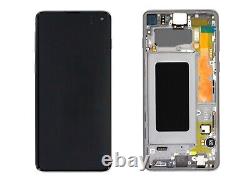 Samsung Galaxy S10 G973 Service Pack LCD Display Screen Black Genuine