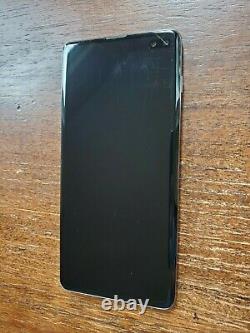Samsung Galaxy S10+ Plus G975U1 (Factory Unlocked) 512GB Black SMALL SPOT ON LCD