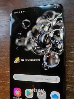 Samsung Galaxy S20 Ultra SM-G988U1 (Factory Unlocked) 128GB Black SPOTS ON LCD