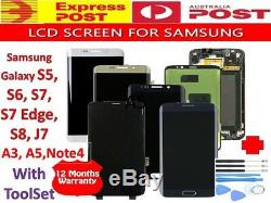Samsung Galaxy S5 S8 A5 J7 A3 J2 J5 J3 J8 LCD Touch Screen Digitizer Replacement