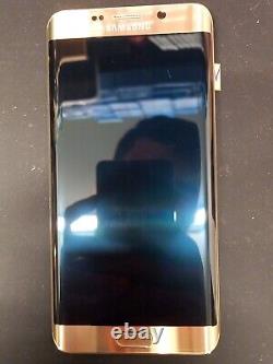 Samsung Galaxy S6 Edge Plus + G928F Gold Touch LCD Display Genuine Original'B