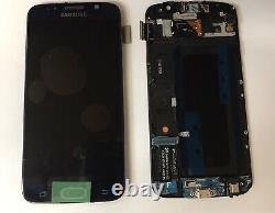 Samsung Galaxy S6 Sm-g920f LCD Touch Screen Display Original Frame Black Blue
