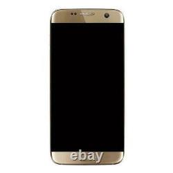 Samsung Galaxy S7 Edge G935F Gold LCD Screen Replacement With Frame GH97-18533C