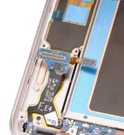 Samsung Galaxy S7 Edge G935F Gold LCD Screen Replacement With Frame GH97-18533C