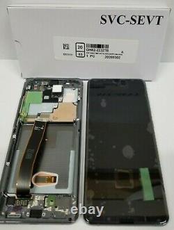 Samsung galaxy S20 Ultra Silver LCD Touch Screen Digitizer + Frame G988 OEM NEW