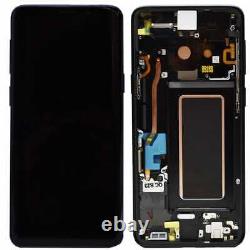 Screen Assembly For Samsung Galaxy S9 Black Replacement Digitizer Frame Pack UK