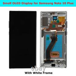 Small OLED Display LCD Touch Screen Assembly For Samsung Galaxy Note 10+ White