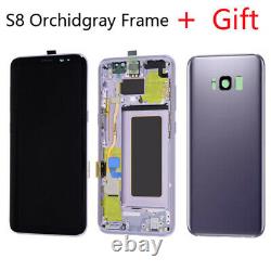 Super Amoled LCD DisplayTouch Screen For Samsung Galaxy S8 SM-G950F Orchid Grey