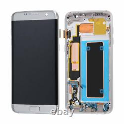 UK OLED Display LCD Touch Screen Assembly+Frame For Samsung Galaxy S7 Edge G935F