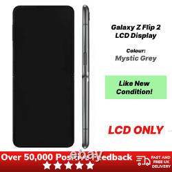 Z Flip 2 LCD Samsung Galaxy 5G Mystic Grey Genuine LCD Screen Pristine